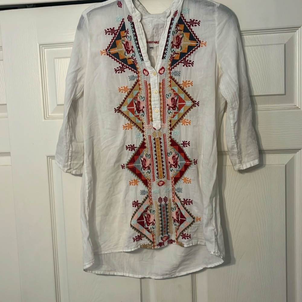 Johnny Was Button Down Tunic